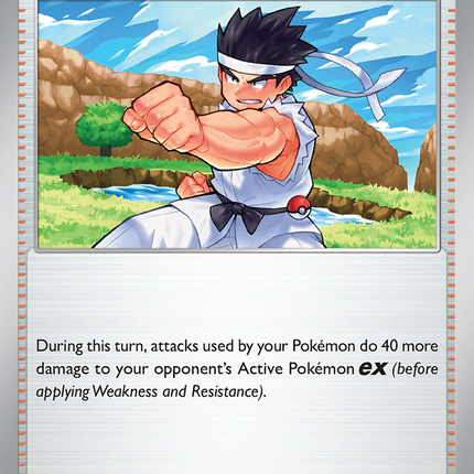 Black Belt's Training #097/131 Common (Poke Ball Pattern) / Prismatic Evolutions