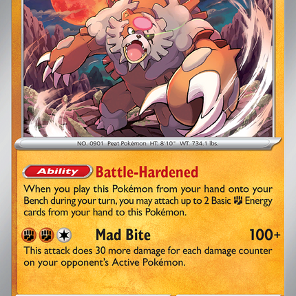 Bloodmoon Ursaluna #054/131 Rare (Poke Ball Pattern) / Prismatic Evolutions