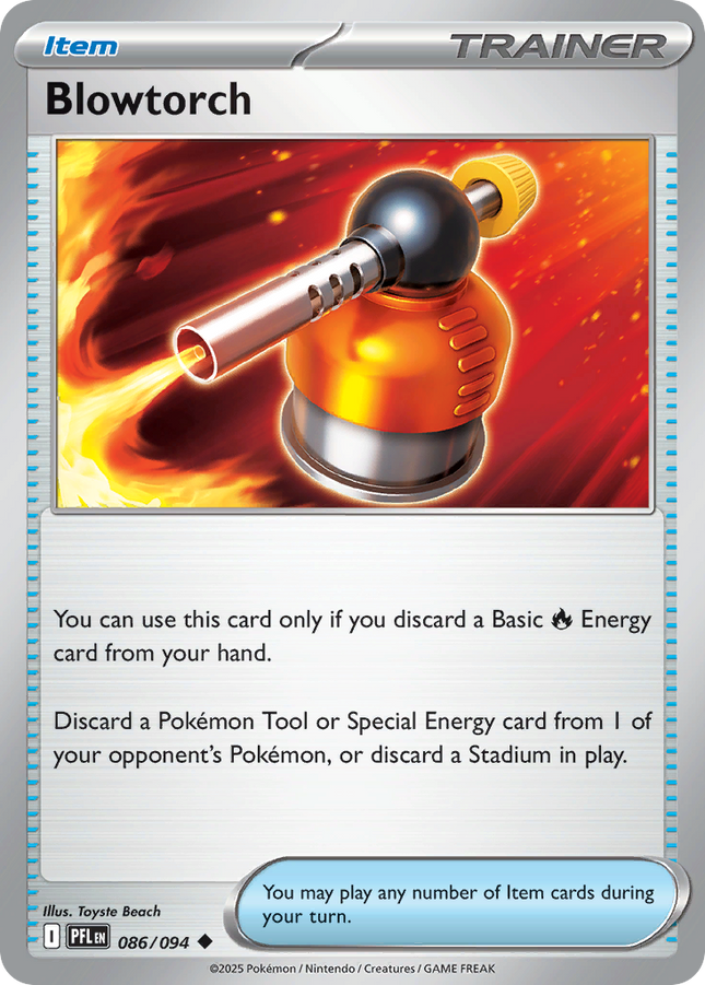 Blowtorch #086/094 Uncommon (Reverse Holofoil) / Phantasmal Flames