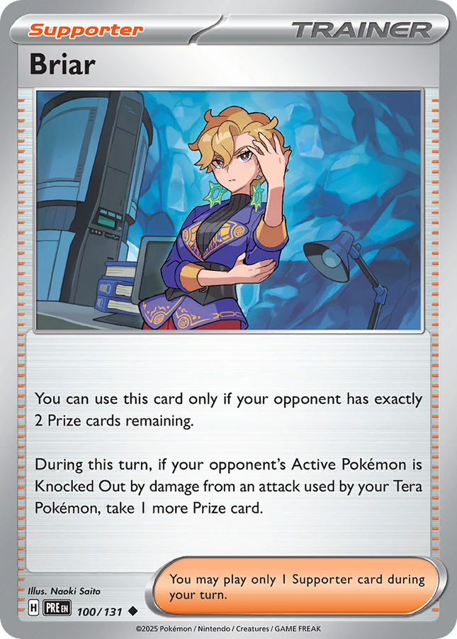 Briar #100/131 Uncommon (Poke Ball Pattern) / Prismatic Evolutions