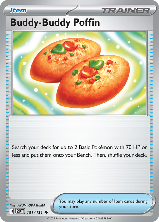 Buddy-Buddy Poffin #101/131 Uncommon (Reverse Holofoil) / Prismatic Evolutions
