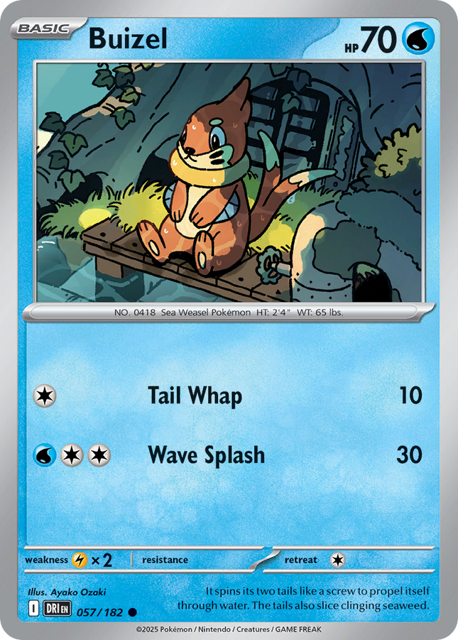 Buizel #057/182 Common / Destined Rivals