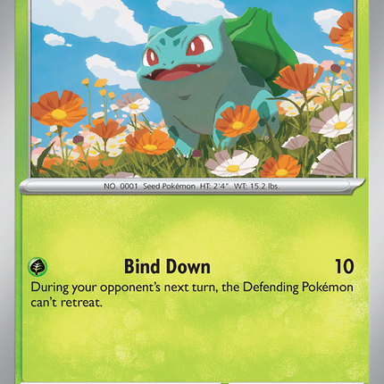 Bulbasaur #001/132 Common (Reverse Holofoil) / Mega Evolution