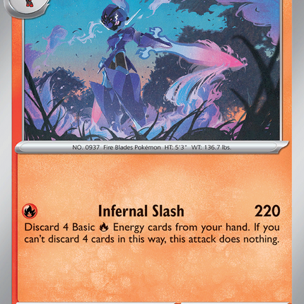 Ceruledge #020/094 Uncommon (Reverse Holofoil) / Phantasmal Flames