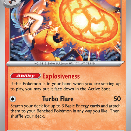 Cinderace #028/132 Rare (Holofoil) / Mega Evolution