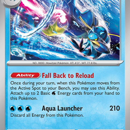 Clawitzer #038/132 Rare (Holofoil) / Mega Evolution