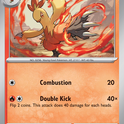 Combusken #041/182 Common (Reverse Holofoil) / Destined Rivals