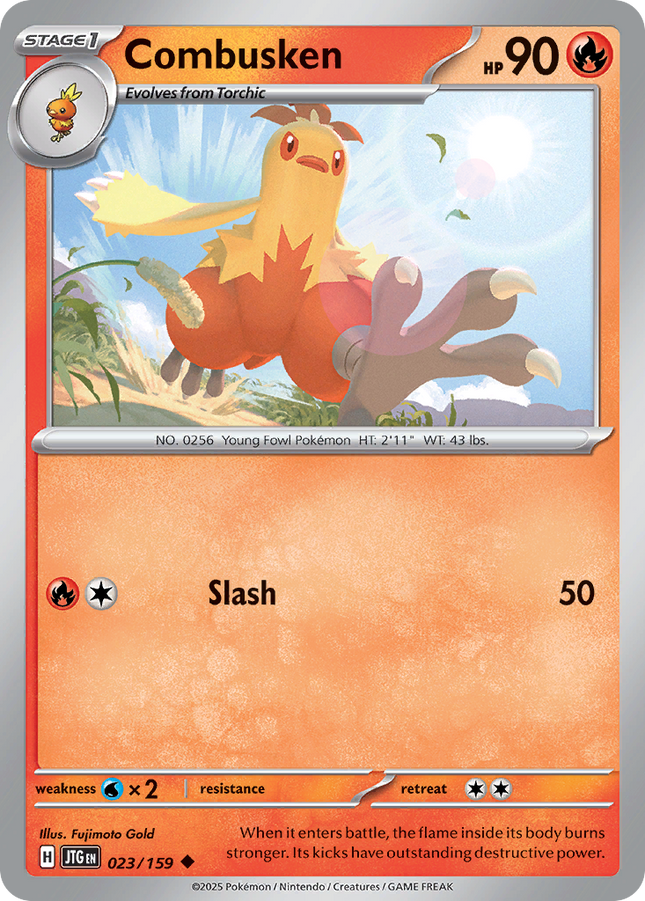 Combusken #023/159 Uncommon (Reverse Holofoil) / Journey Together