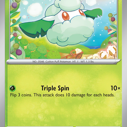 Cottonee #007/131 Common (Reverse Holofoil) / Prismatic Evolutions