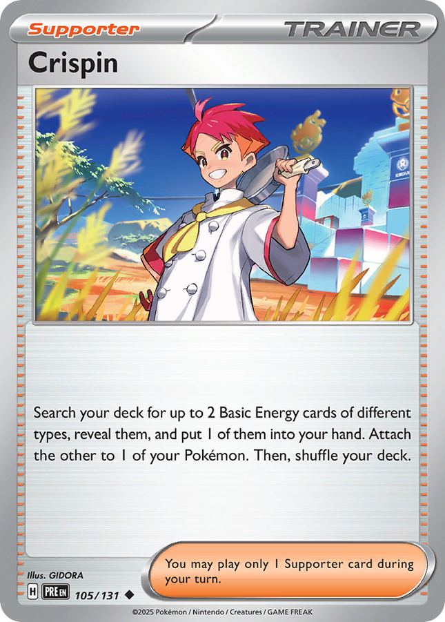 Crispin #105/131 Uncommon (Reverse Holofoil) / Prismatic Evolutions