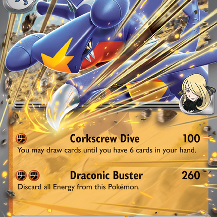 Cynthia's Garchomp EX #104/182 Double Rare (Holofoil) / Destined Rivals