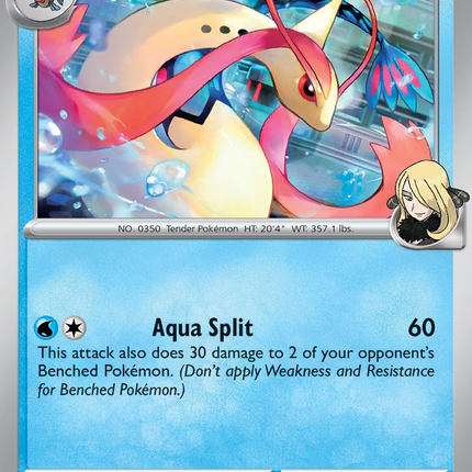 Cynthia's Milotic #053/182 Uncommon (Reverse Holofoil) / Destined Rivals