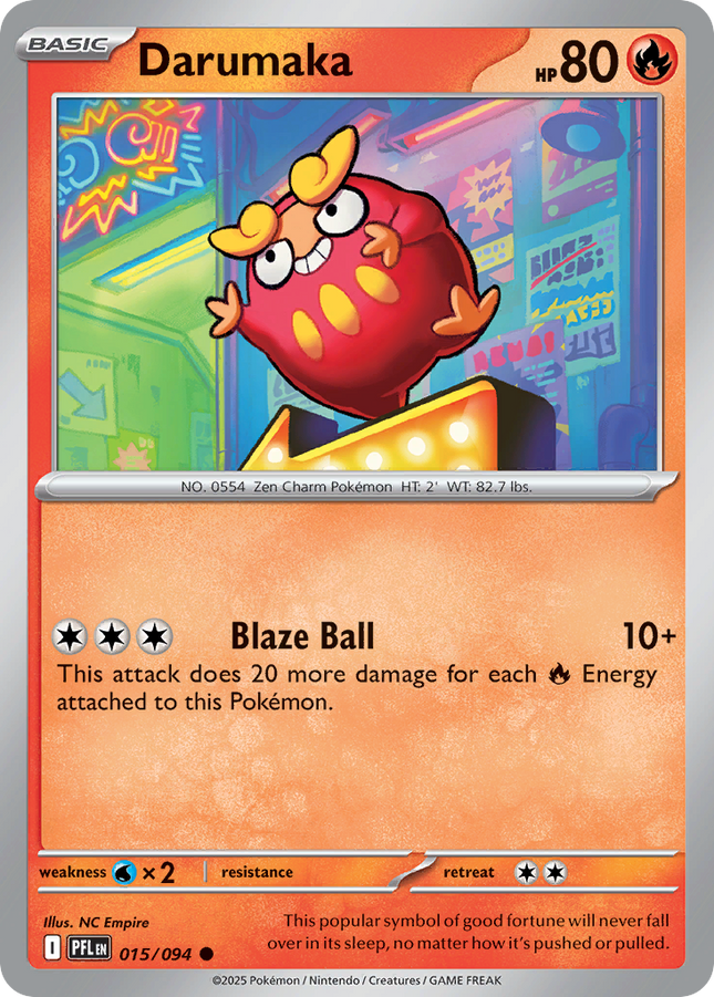Darumaka #015/094 Common (Reverse Holofoil) / Phantasmal Flames