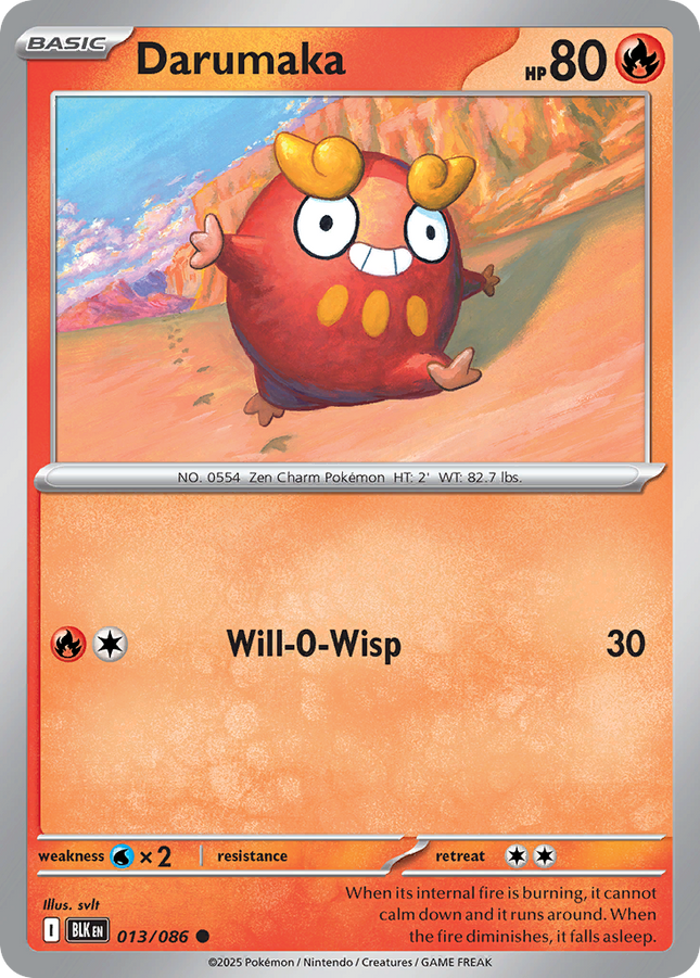 Darumaka #013/086 Common / Black Bolt