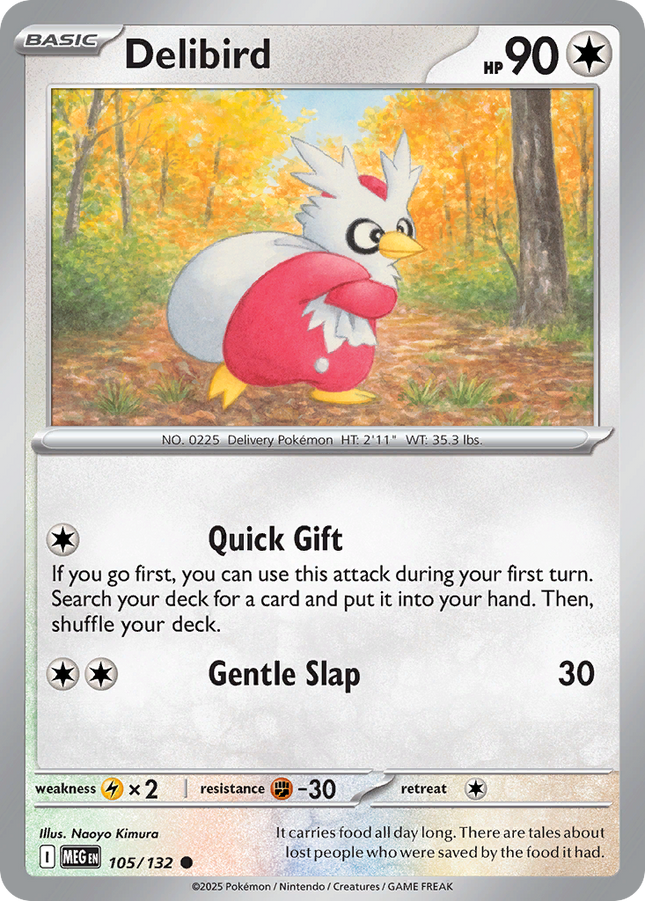 Delibird #105/132 Common / Mega Evolution