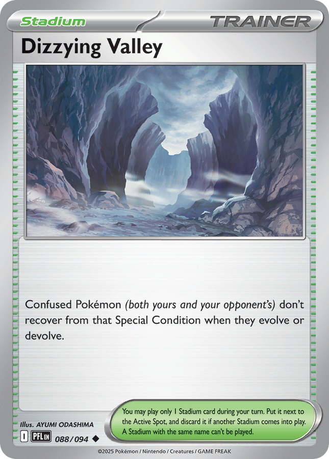 Dizzying Valley #088/094 Uncommon (Reverse Holofoil) / Phantasmal Flames