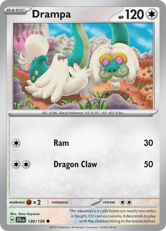 Drampa #130/159 Common (Reverse Holofoil) / Journey Together