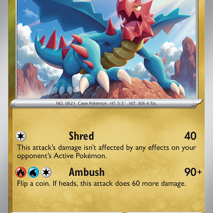 Druddigon #071/086 Uncommon / White Flare