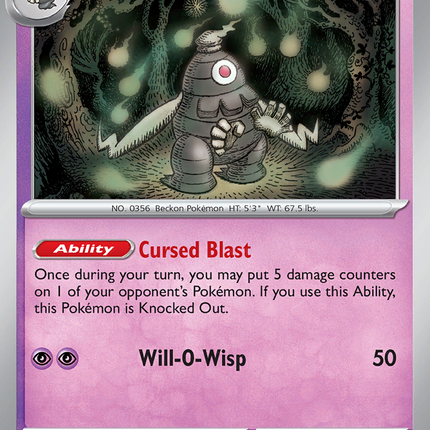 Dusclops #036/131 Common (Reverse Holofoil) / Prismatic Evolutions