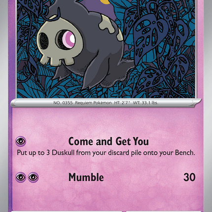 Duskull #035/131 Common / Prismatic Evolutions