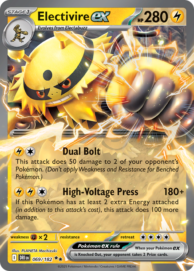 Electivire EX #069/182 Double Rare (Holofoil) / Destined Rivals