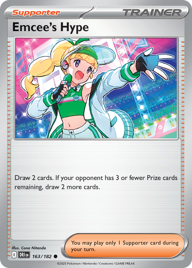Emcee's Hype #163/182 Common (Reverse Holofoil) / Destined Rivals