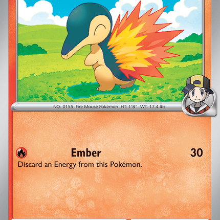 Ethan's Cyndaquil #032/182 Common (Reverse Holofoil) / Destined Rivals