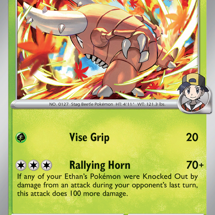 Ethan's Pinsir #001/182 Uncommon / Destined Rivals