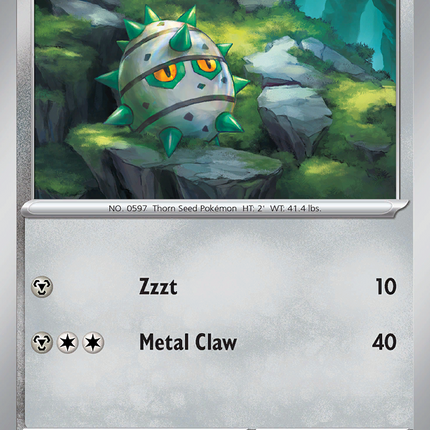 Ferroseed #068/086 Common (Reverse Holofoil) / White Flare