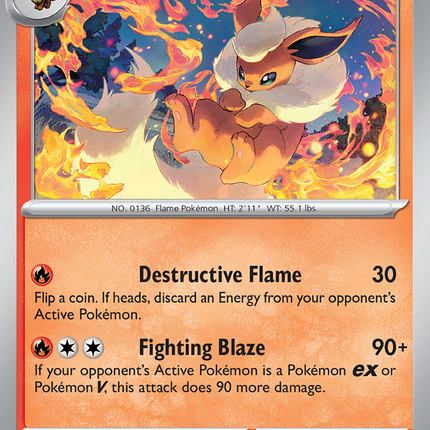 Flareon #013/131 Rare (Reverse Holofoil) / Prismatic Evolutions