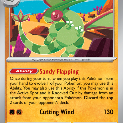 Flygon #053/094 Rare (Reverse Holofoil) / Phantasmal Flames