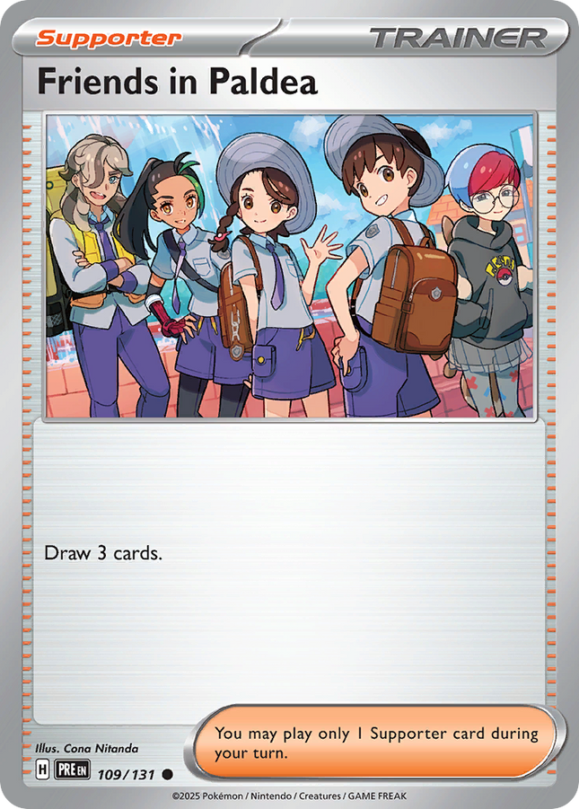 Friends in Paldea #109/131 Common / Prismatic Evolutions