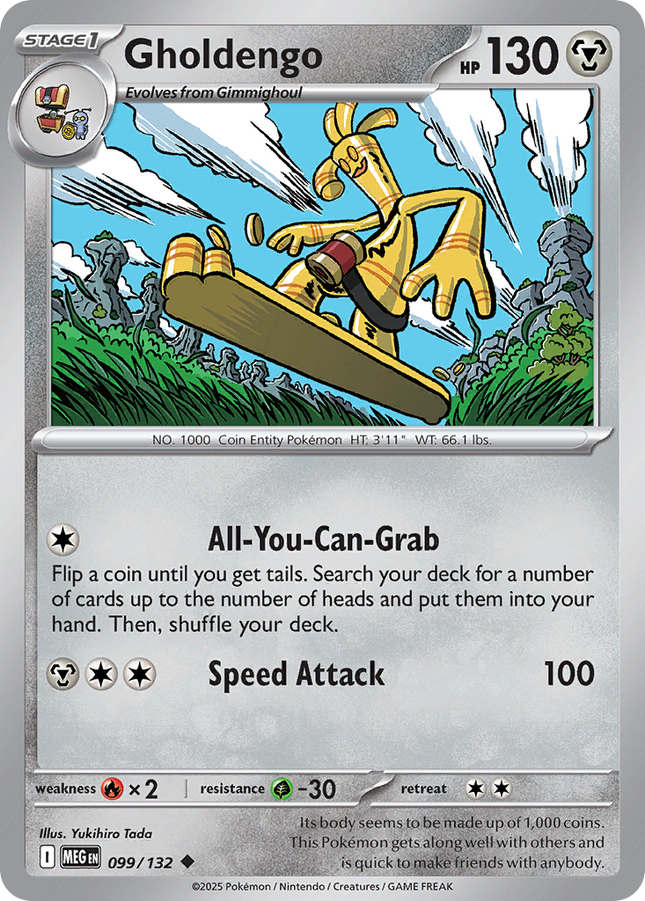 Gholdengo #099/132 Uncommon / Mega Evolution