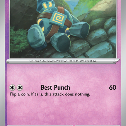 Golett #042/086 Common / Black Bolt