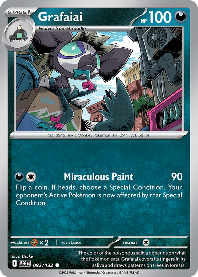 Grafaiai #092/132 Common / Mega Evolution