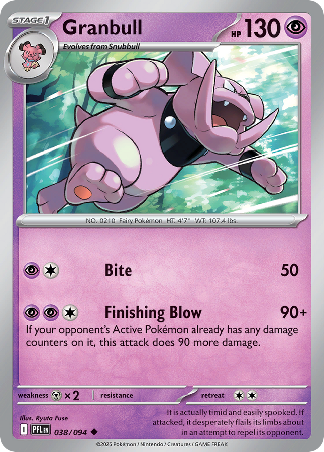 Granbull #038/094 Uncommon / Phantasmal Flames