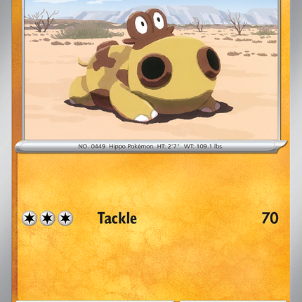 Hippopotas #052/131 Common / Prismatic Evolutions
