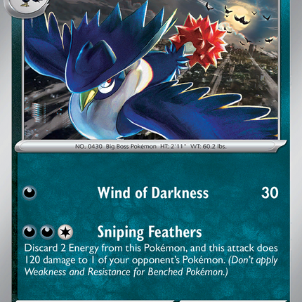 Honchkrow #058/094 Uncommon / Phantasmal Flames