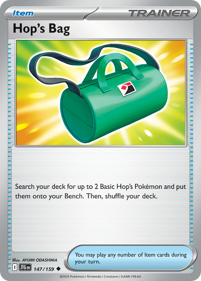 Hop's Bag #147/159 Uncommon (Reverse Holofoil) / Journey Together