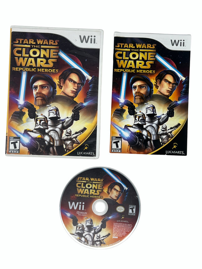 Star Wars The Clone Wars : Republic Heroes (Nintendo Wii)