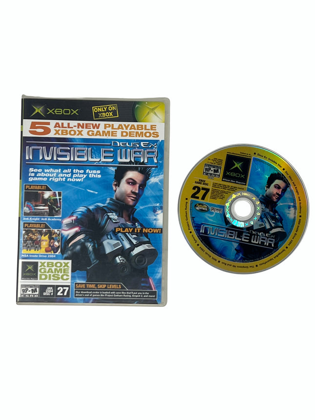 Xbox Magazine Demo Disc #27 January 2004 Deus Ex Invisible War (Xbox)