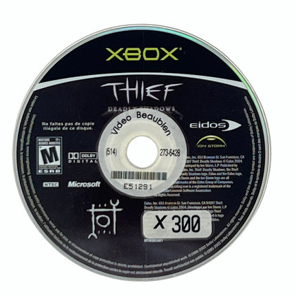 Thief Deadly Shadows (Xbox)
