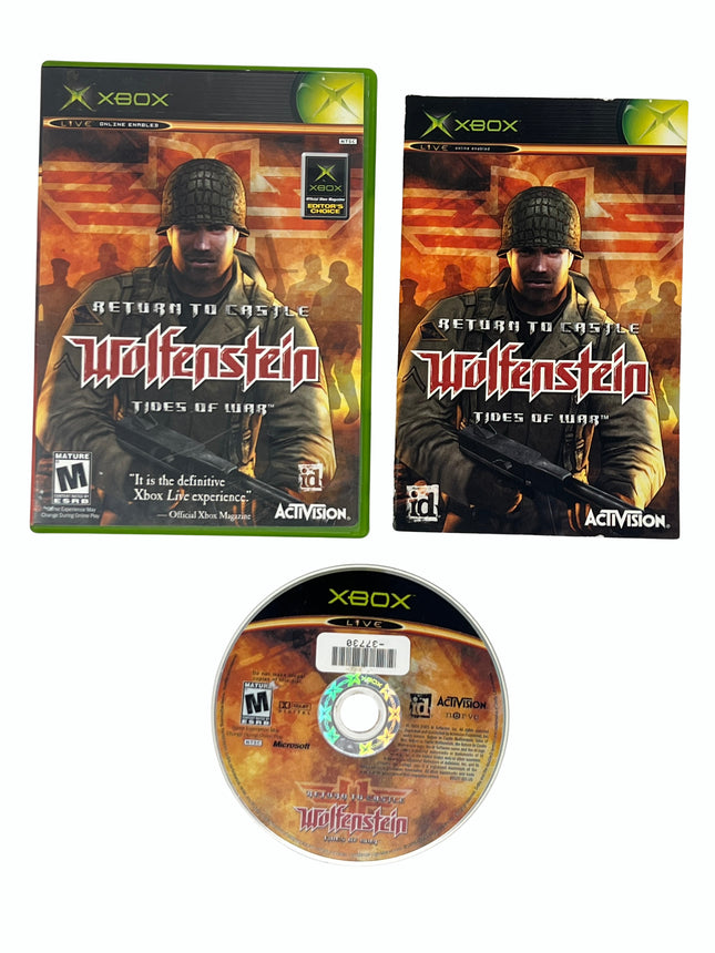 Return To Castle Wolfenstein : Tides Of War (Xbox)
