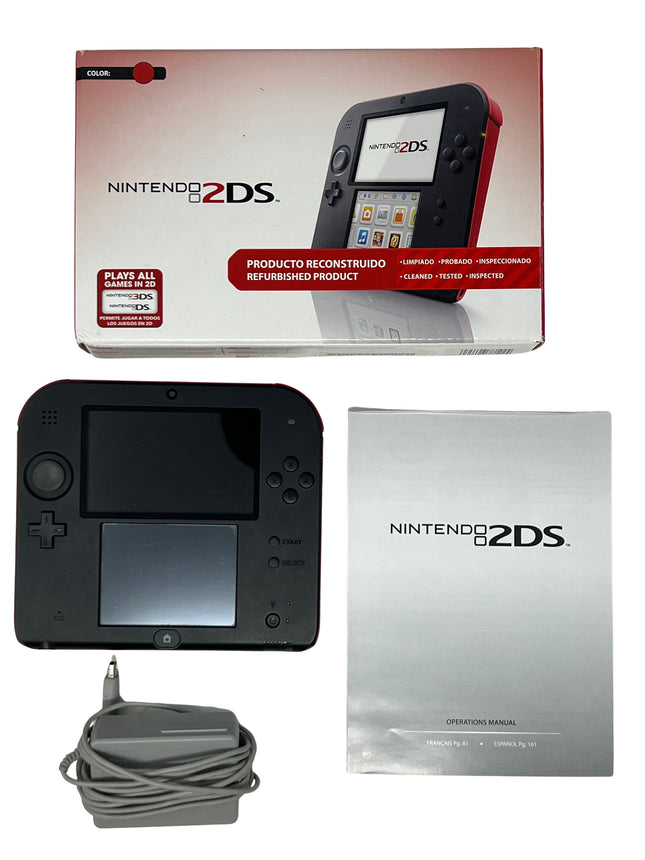 Nintendo 2DS Handheld System (Crimson Red)