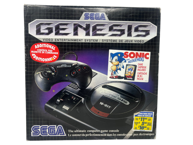 Sega Genesis Model 1 System Sonic The Hedgehog Bundle (MK-1601-22)