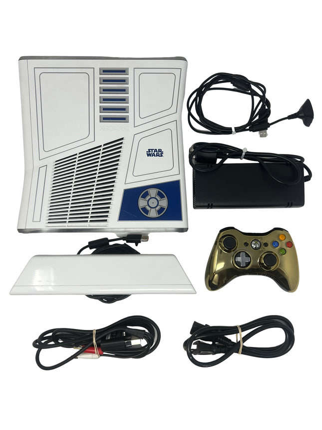 Microsoft Xbox 360 Model S Star Wars Kinect Limited Edition R2D2 320GB Console
