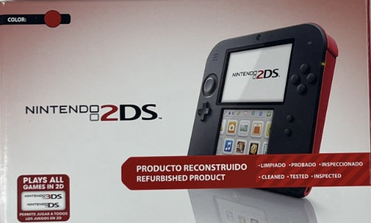 Nintendo 2DS Handheld System (Crimson Red)