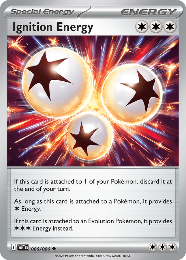 Ignition Energy #086/086 Uncommon / White Flare