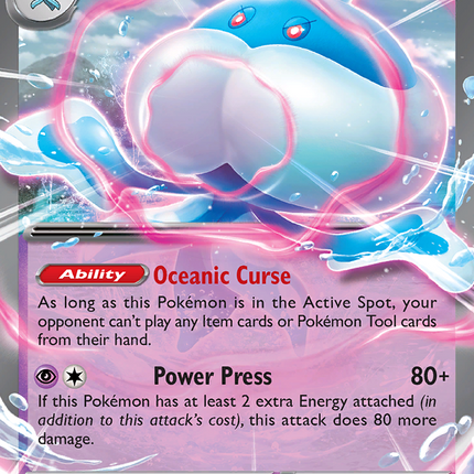 Jellicent EX #045/086 Double Rare (Holofoil) / White Flare
