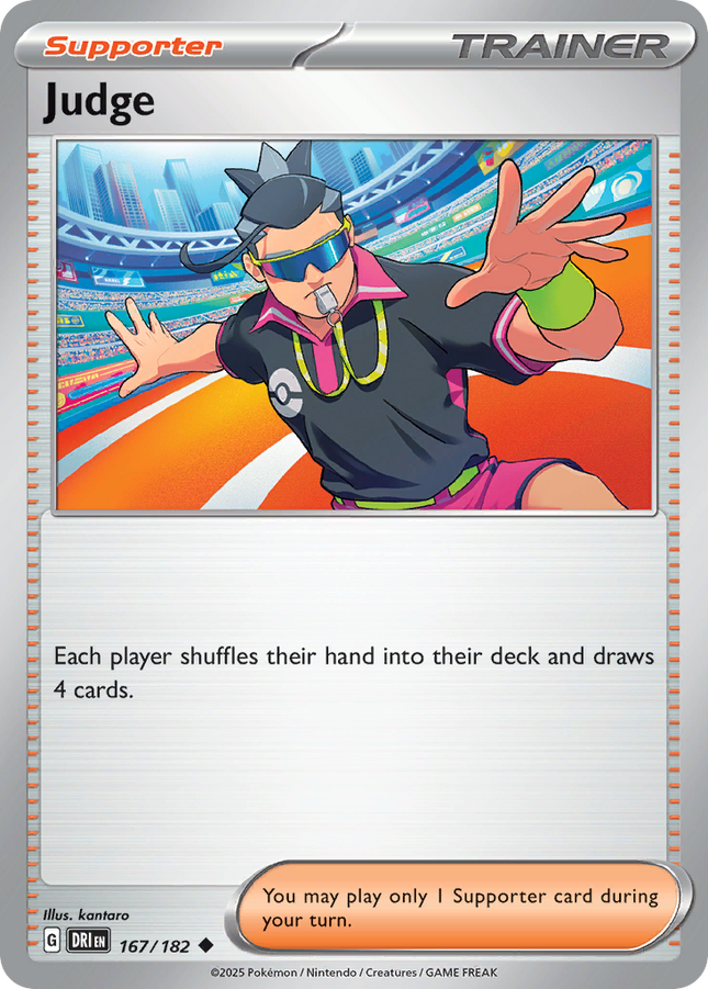 Judge #167/182 Uncommon (Reverse Holofoil) / Destined Rivals